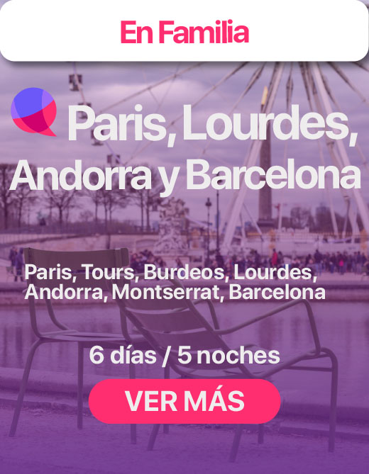 Paris, Lourdes, Andorra y Barcelona